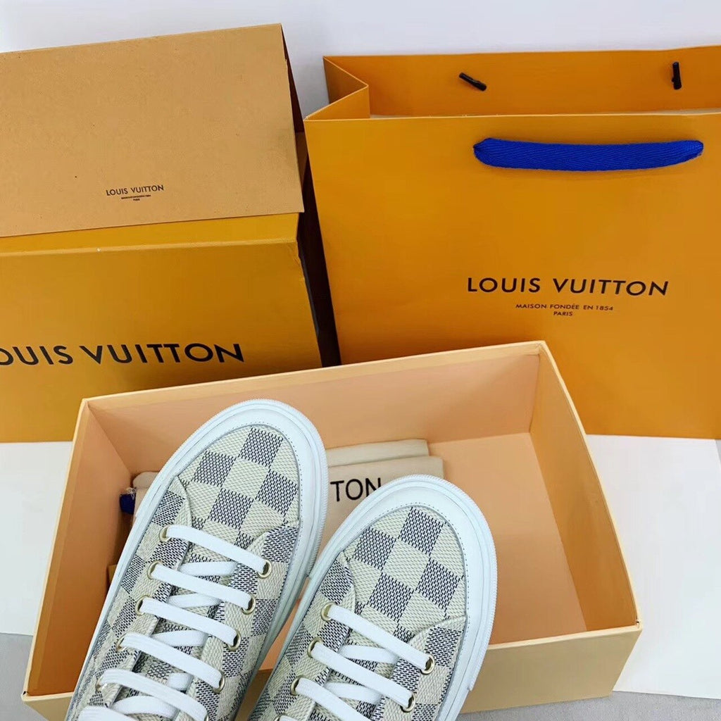 Louis Vuitton Stellar Sneaker Boots Damier Canvas Fall/Winter Collection Grey