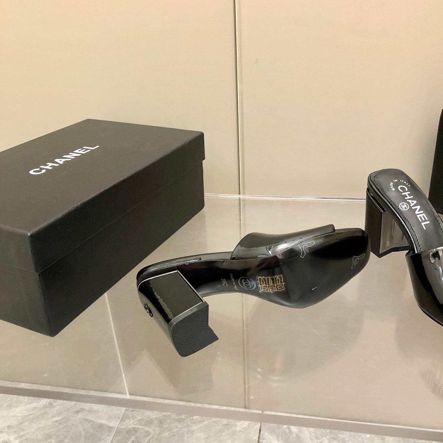 Chanel Mules Black