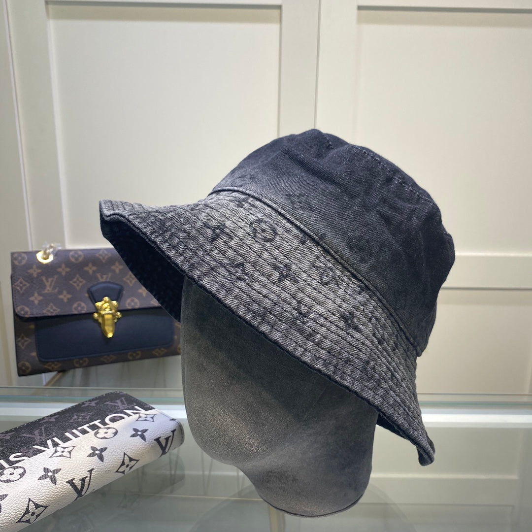 Louis Vuitton Illusion Black Monogram Bucket Hat