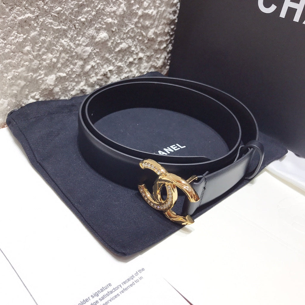Chanel Belt With Double C Buckle