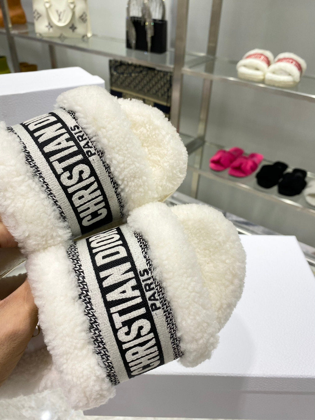 Dior Chez Moi Slide White