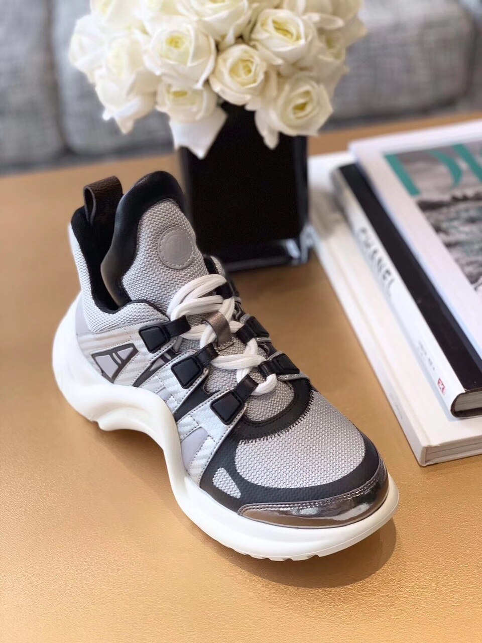Louis Vuitton Archlight Sneakers Calfskin Leather Fall/Winter Collection Grey