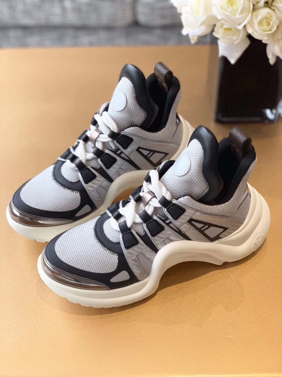 Louis Vuitton Archlight Sneakers Calfskin Leather Fall/Winter Collection Grey