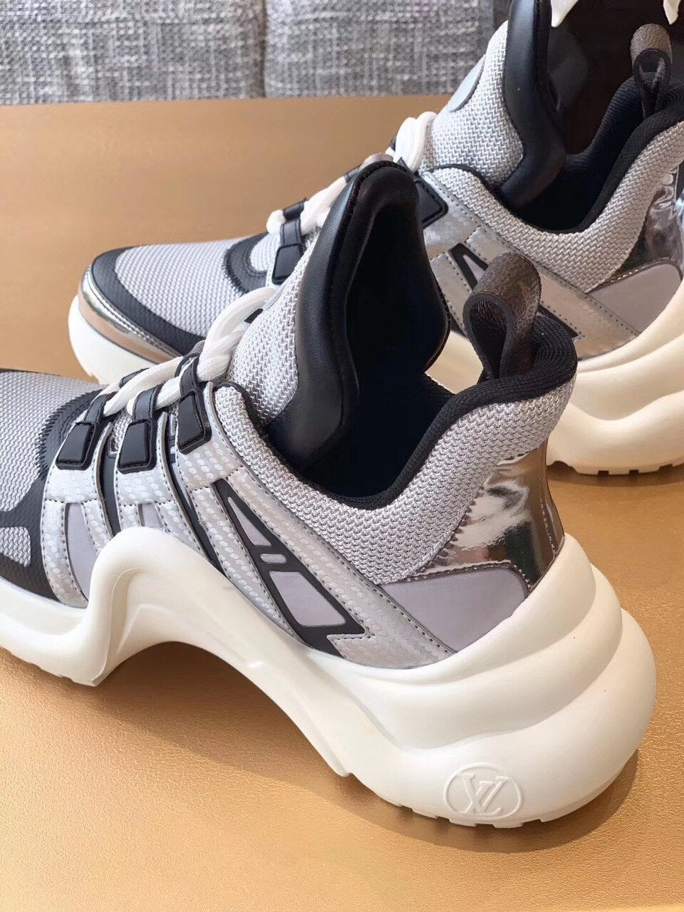 Louis Vuitton Archlight Sneakers Calfskin Leather Fall/Winter Collection Grey