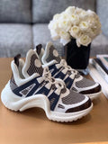 Louis Vuitton Archlight Sneakers Calfskin Leather Fall/Winter Collection White/Black/Brown
