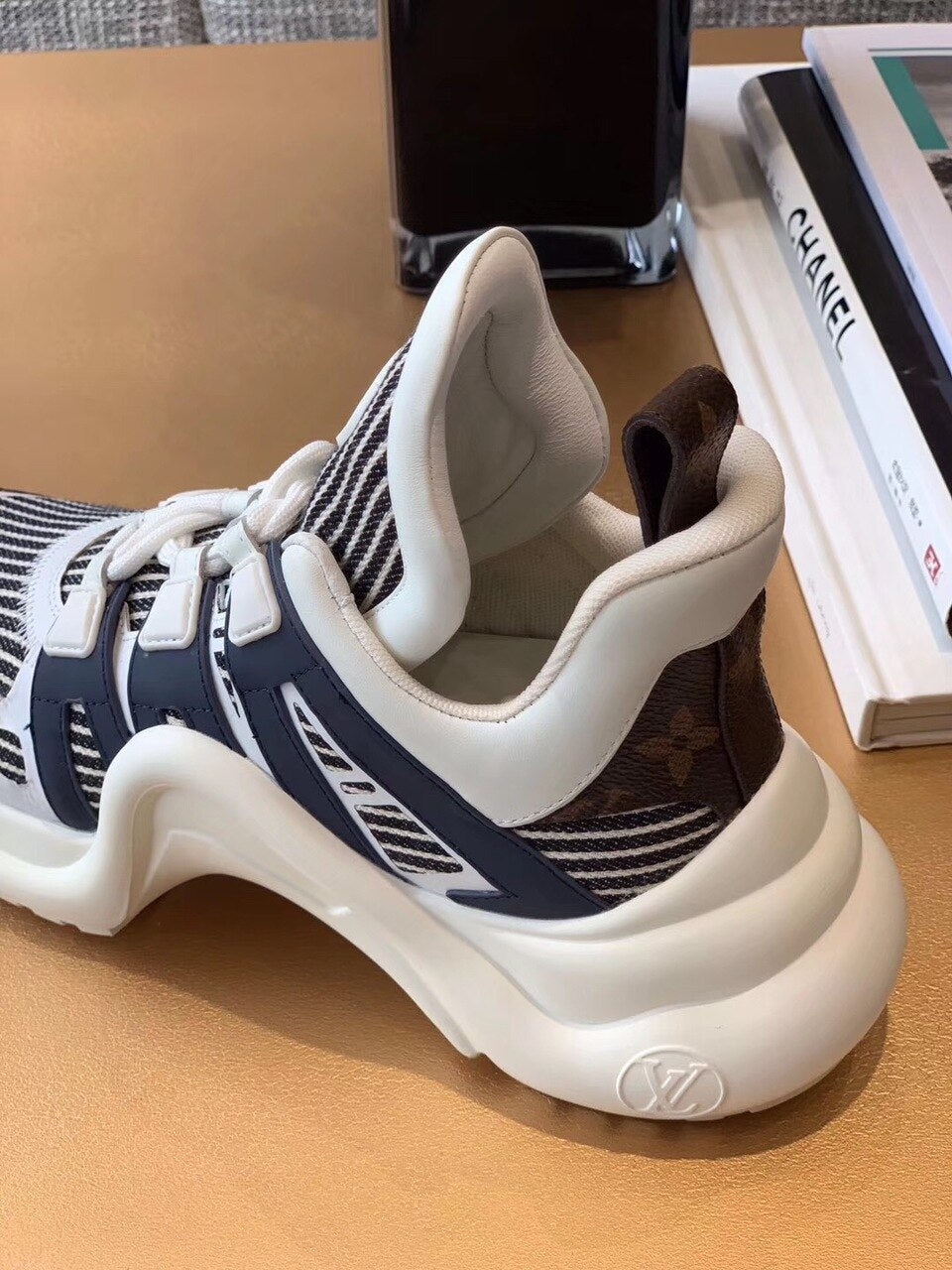 Louis Vuitton Archlight Sneakers Calfskin Leather Fall/Winter Collection White/Black/Brown
