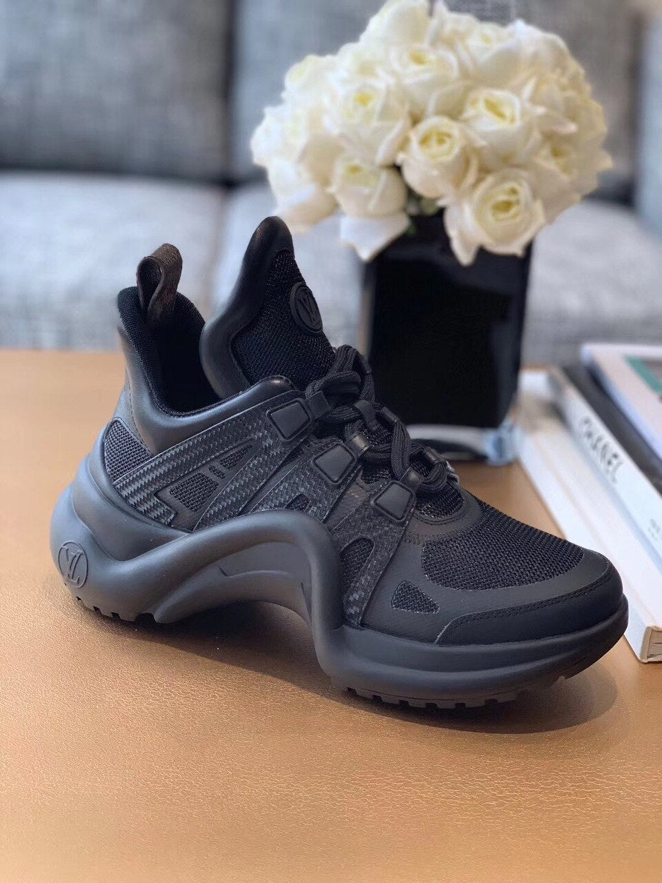 Louis Vuitton Archlight Sneakers Calfskin Leather Fall/Winter Collection Black