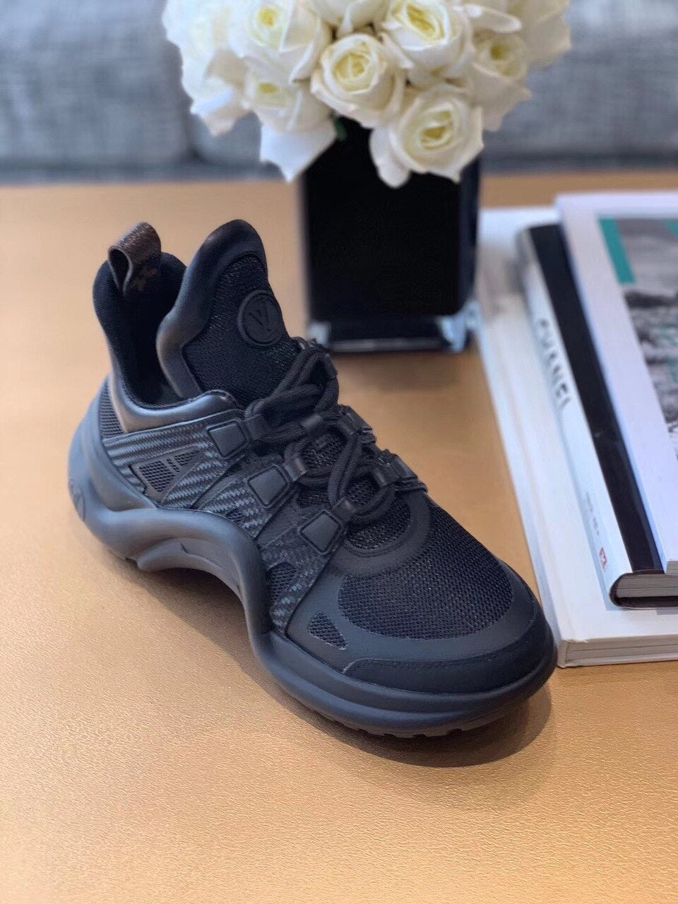 Louis Vuitton Archlight Sneakers Calfskin Leather Fall/Winter Collection Black