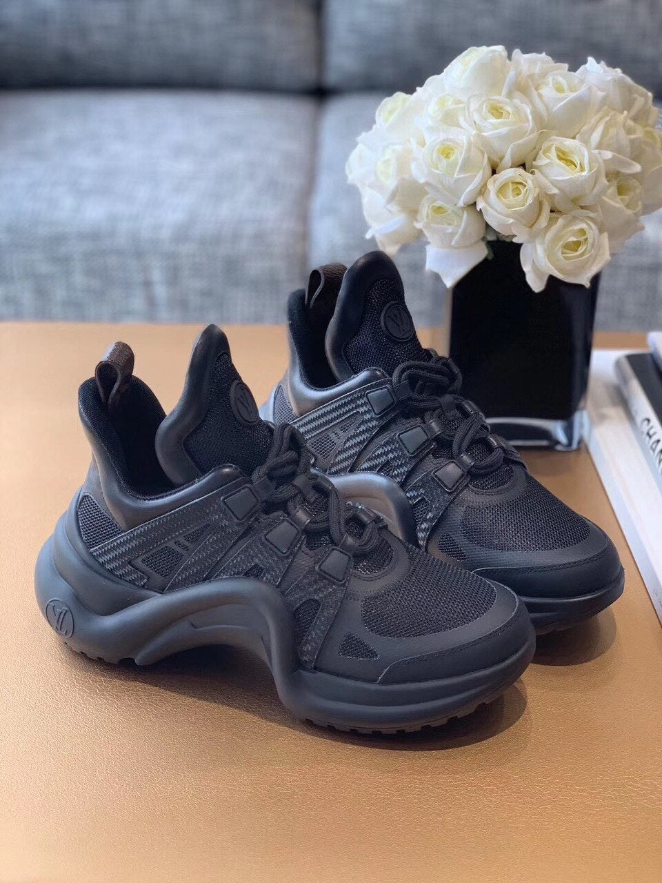 Louis Vuitton Archlight Sneakers Calfskin Leather Fall/Winter Collection Black
