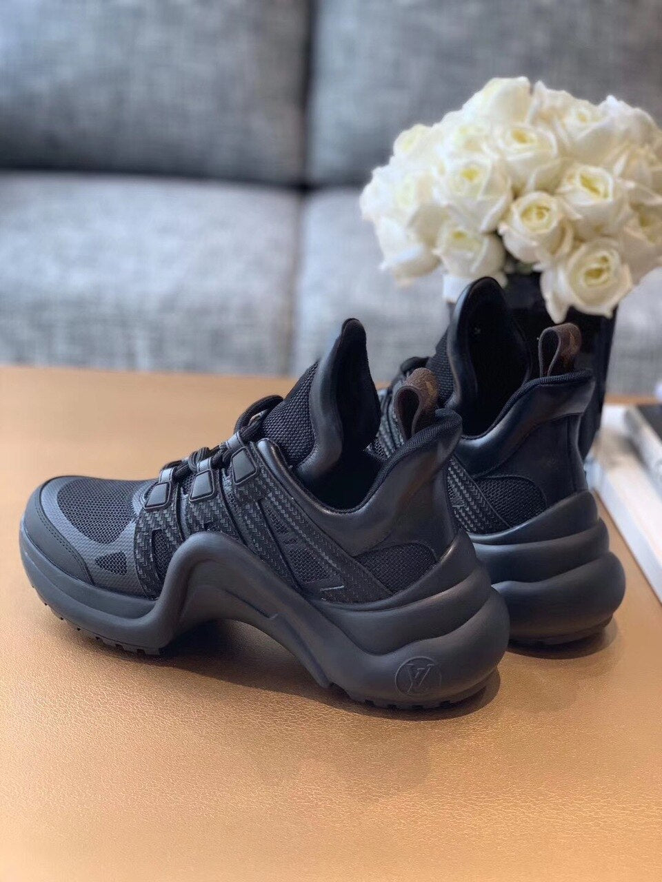 Louis Vuitton Archlight Sneakers Calfskin Leather Fall/Winter Collection Black