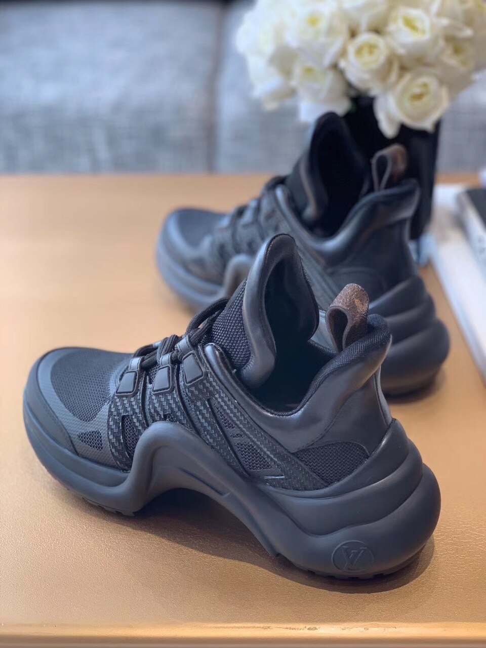 Louis Vuitton Archlight Sneakers Calfskin Leather Fall/Winter Collection Black