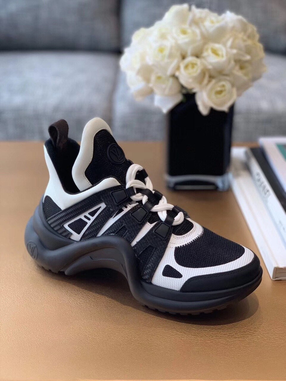 Louis Vuitton Archlight Sneakers Calfskin Leather Fall/Winter Collection Black/White
