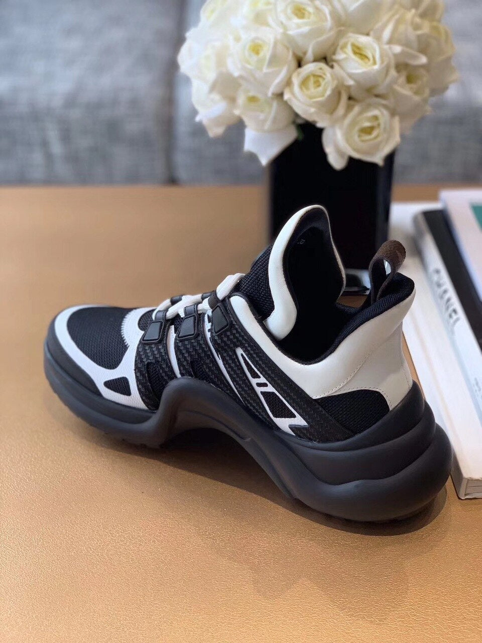 Louis Vuitton Archlight Sneakers Calfskin Leather Fall/Winter Collection Black/White