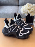 Louis Vuitton Archlight Sneakers Calfskin Leather Fall/Winter Collection Black/White