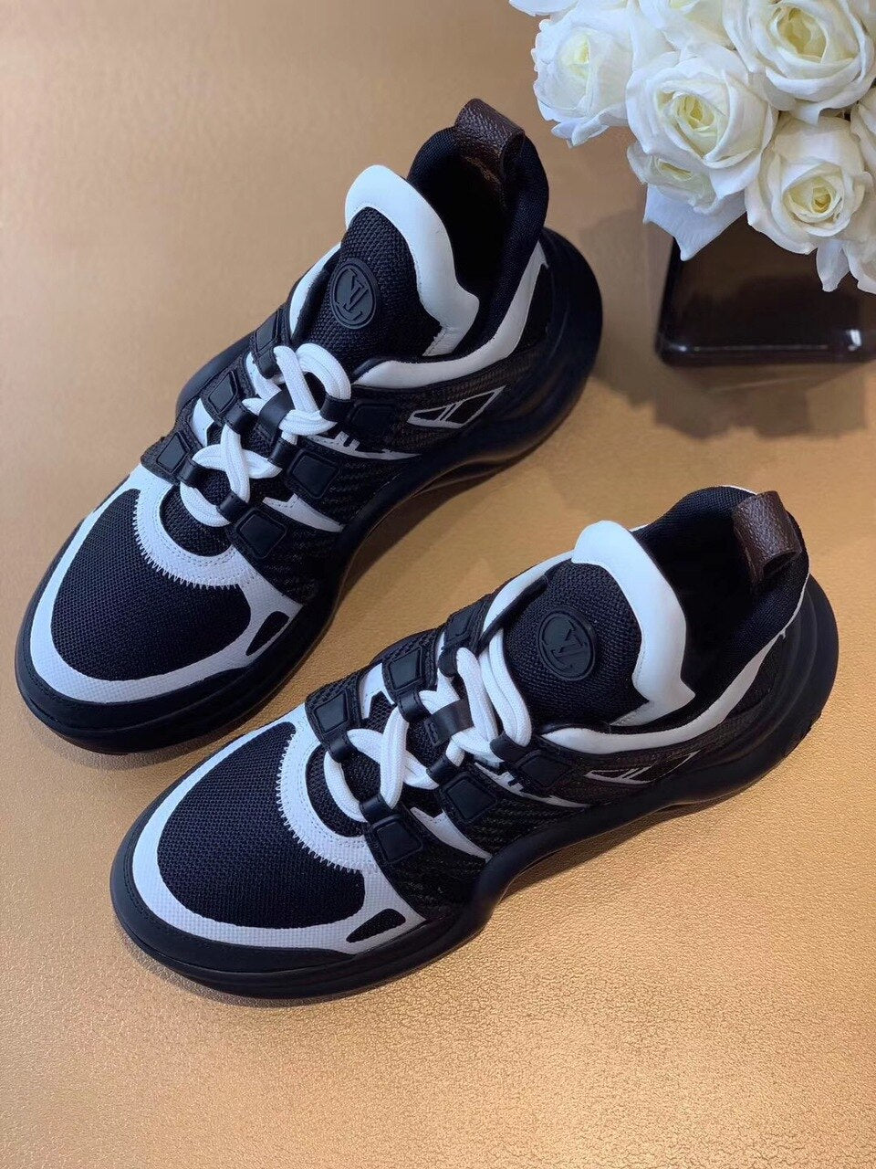 Louis Vuitton Archlight Sneakers Calfskin Leather Fall/Winter Collection Black/White