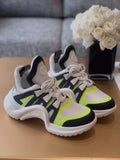 Louis Vuitton Archlight Sneakers Calfskin Leather Fall/Winter Collection Neon/White/Black