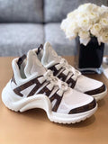 Louis Vuitton Archlight Sneakers Calfskin Leather Fall/Winter 2019 Collection 1A589P White/Brown