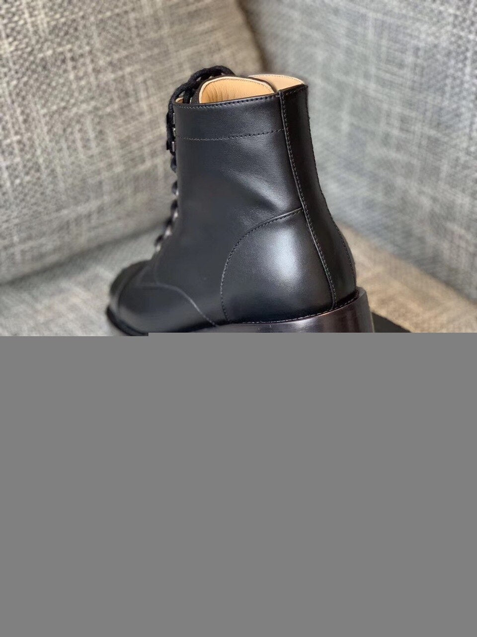 Chanel Ankle Boots Calfskin Leather Pre-Fall/Winter Collection, Black