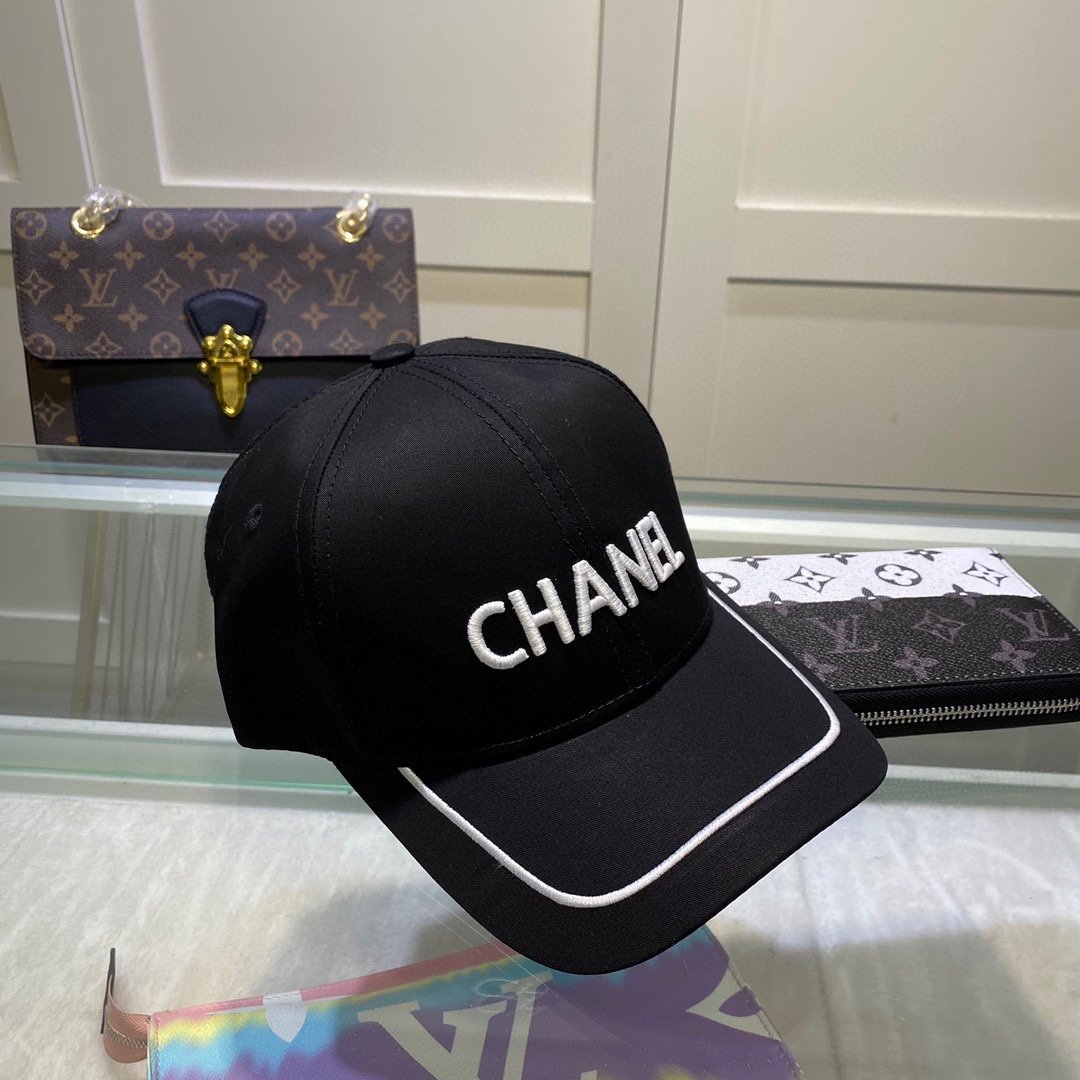 Chanel Black Cap
