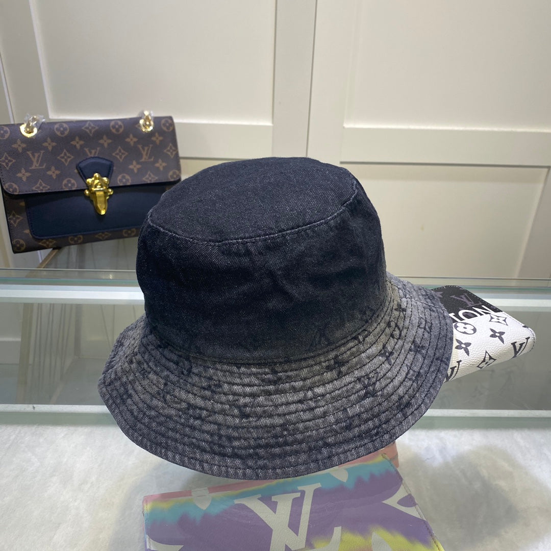 Louis Vuitton Illusion Black Monogram Bucket Hat