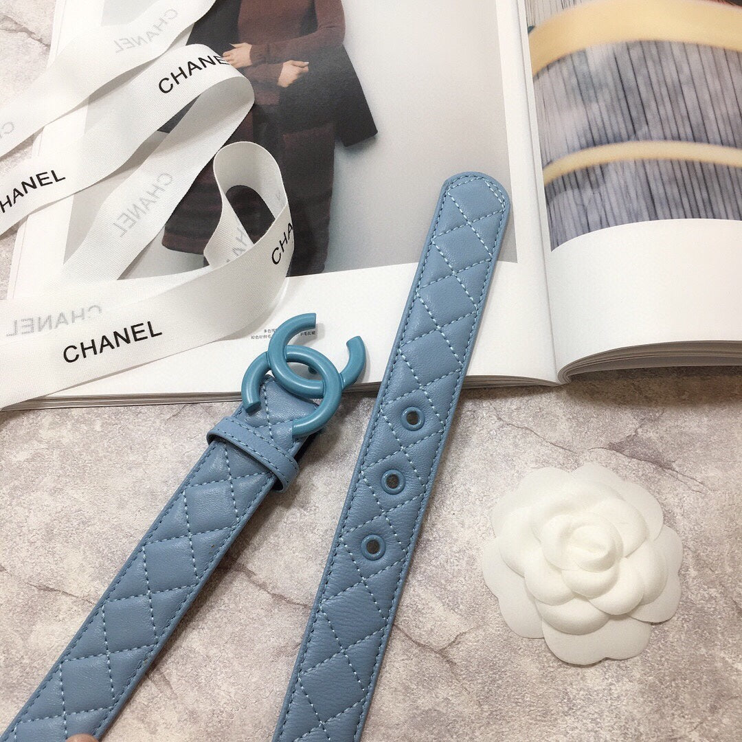 Chanel Belt With Double C Buckle