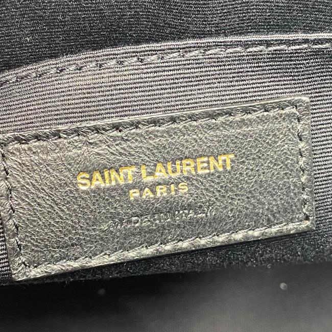 Saint Laurent Monogram Lou Camera Calfskin Matelasse Dark Legion Red Leather Shoulder Bag
