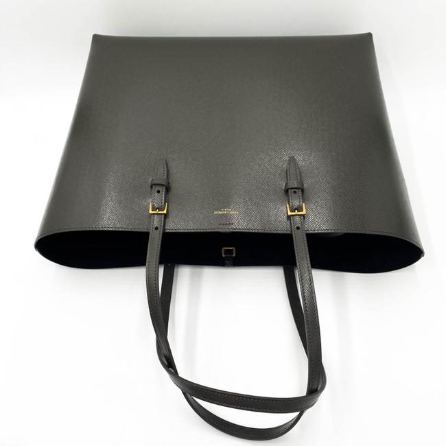 Saint Laurent Monogram Medium Shopping Bouclé Grey Leather Tote