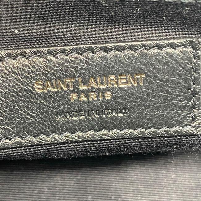 Saint Laurent Camera Belt Lou Monogram Noir Black Leather Messenger Bag