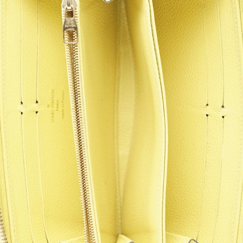 Louis Vuitton Zippy Wallet Yellow