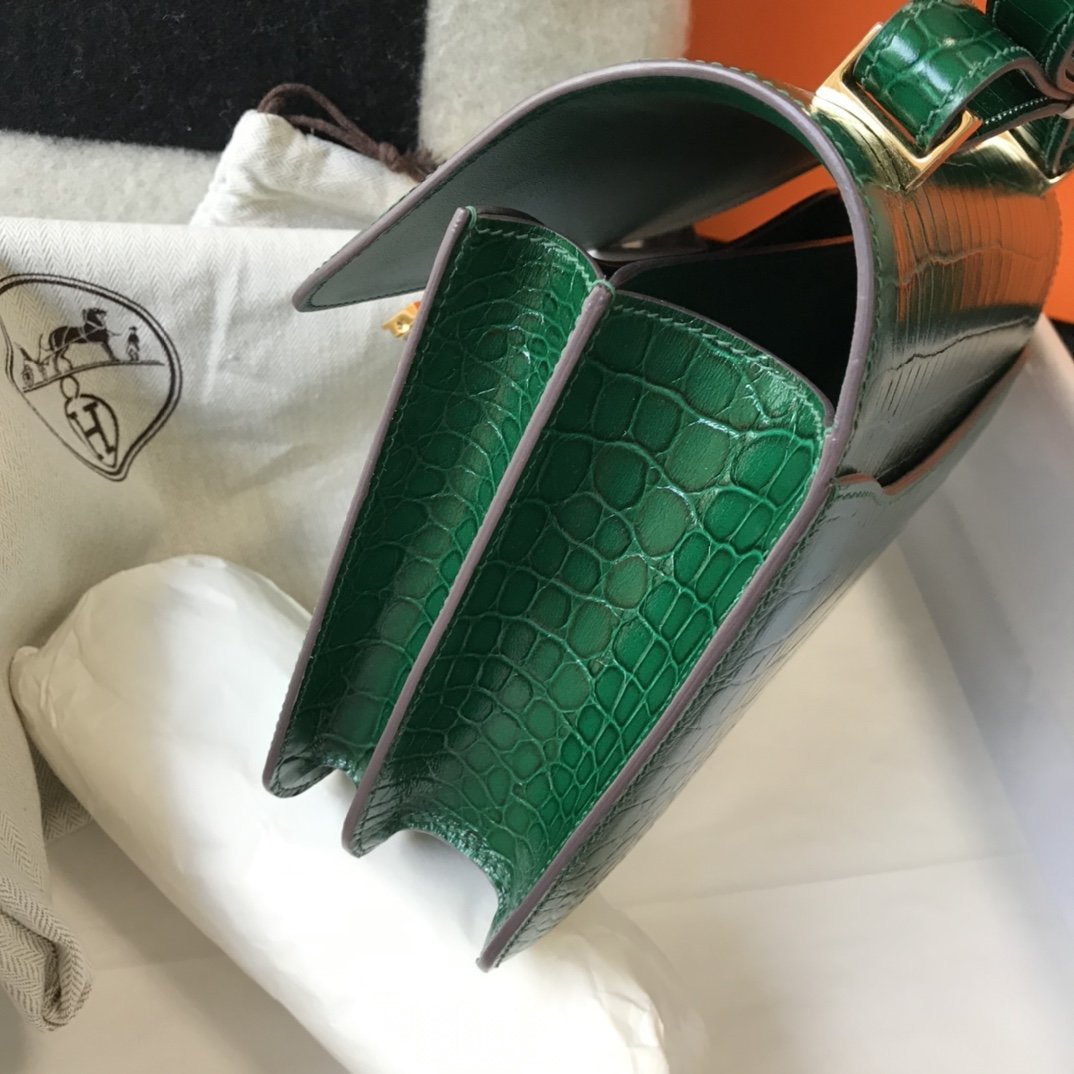 Hermes Crossbody Bag 23cm Green