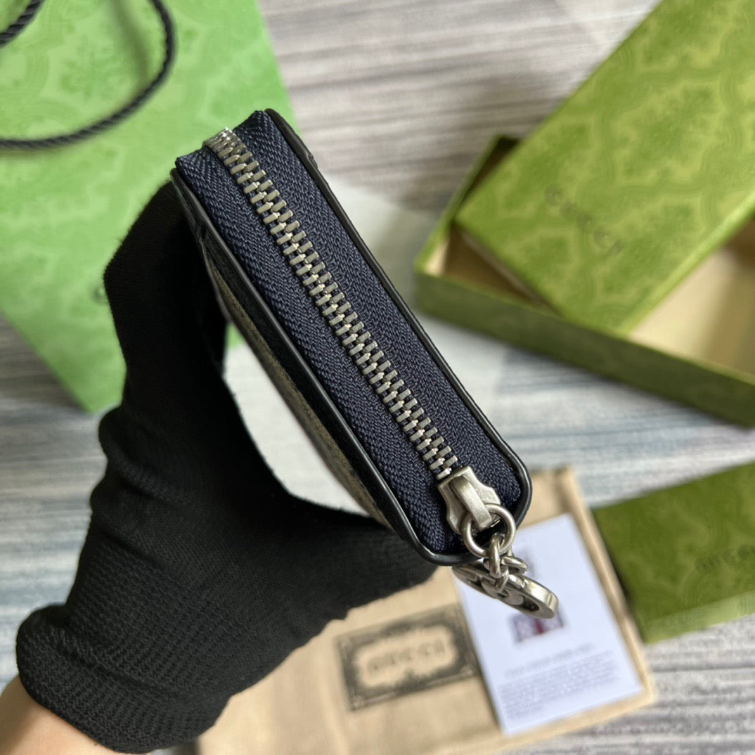 Gucci Ophidia GG Zip Around Wallet 19cm