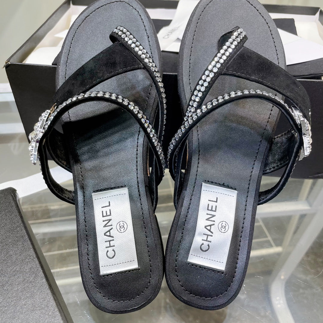 Chanel Sandals Black