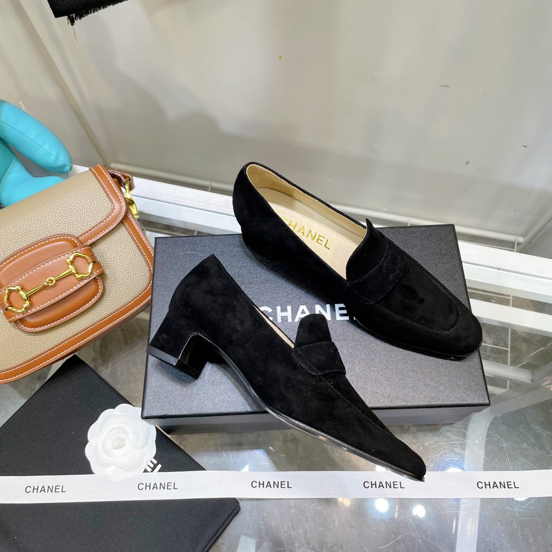 Chanel Loafers Black
