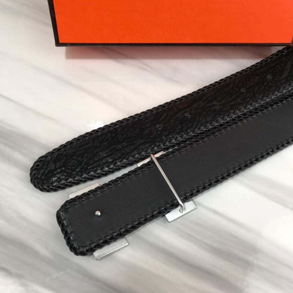 Hermes Quizz Touareg Belt Buckle & Reversible Leather Black