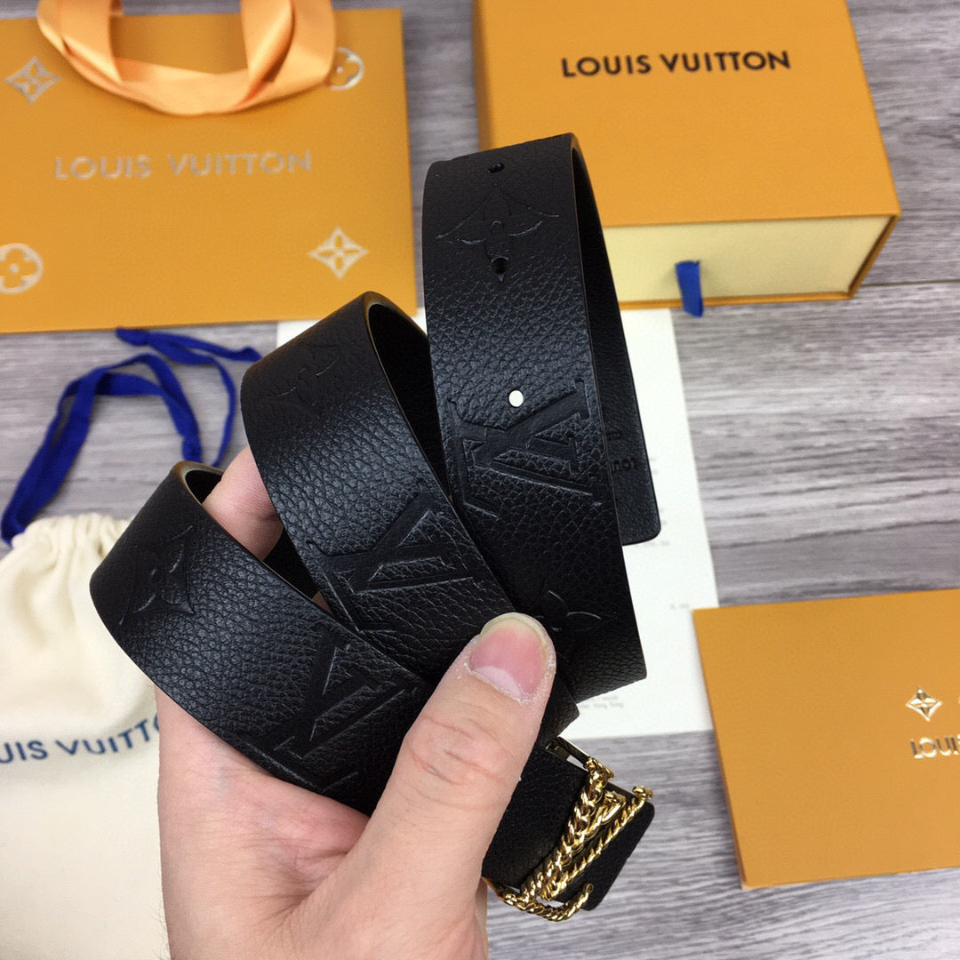 Louis Vuitton Iconic Reversible Belt Black