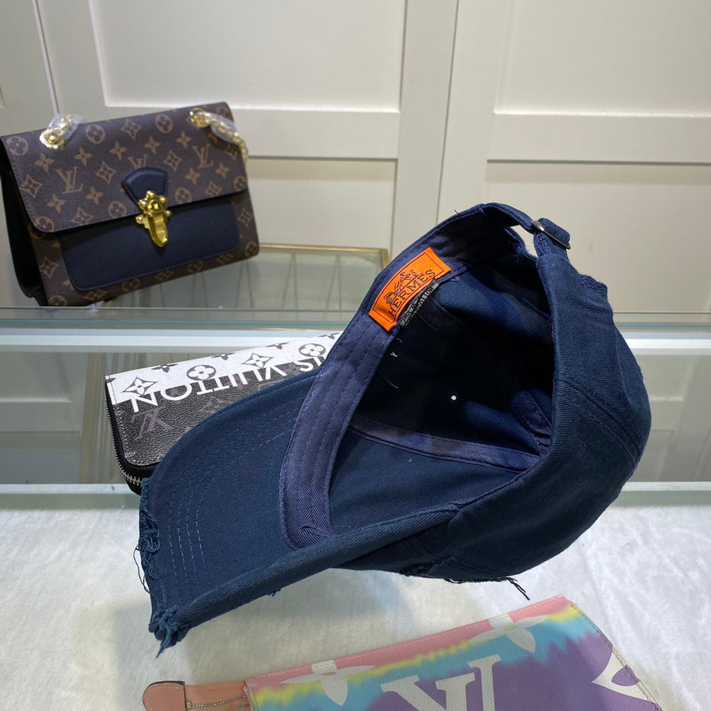 Hermes Davis H Primavera Cap Blue
