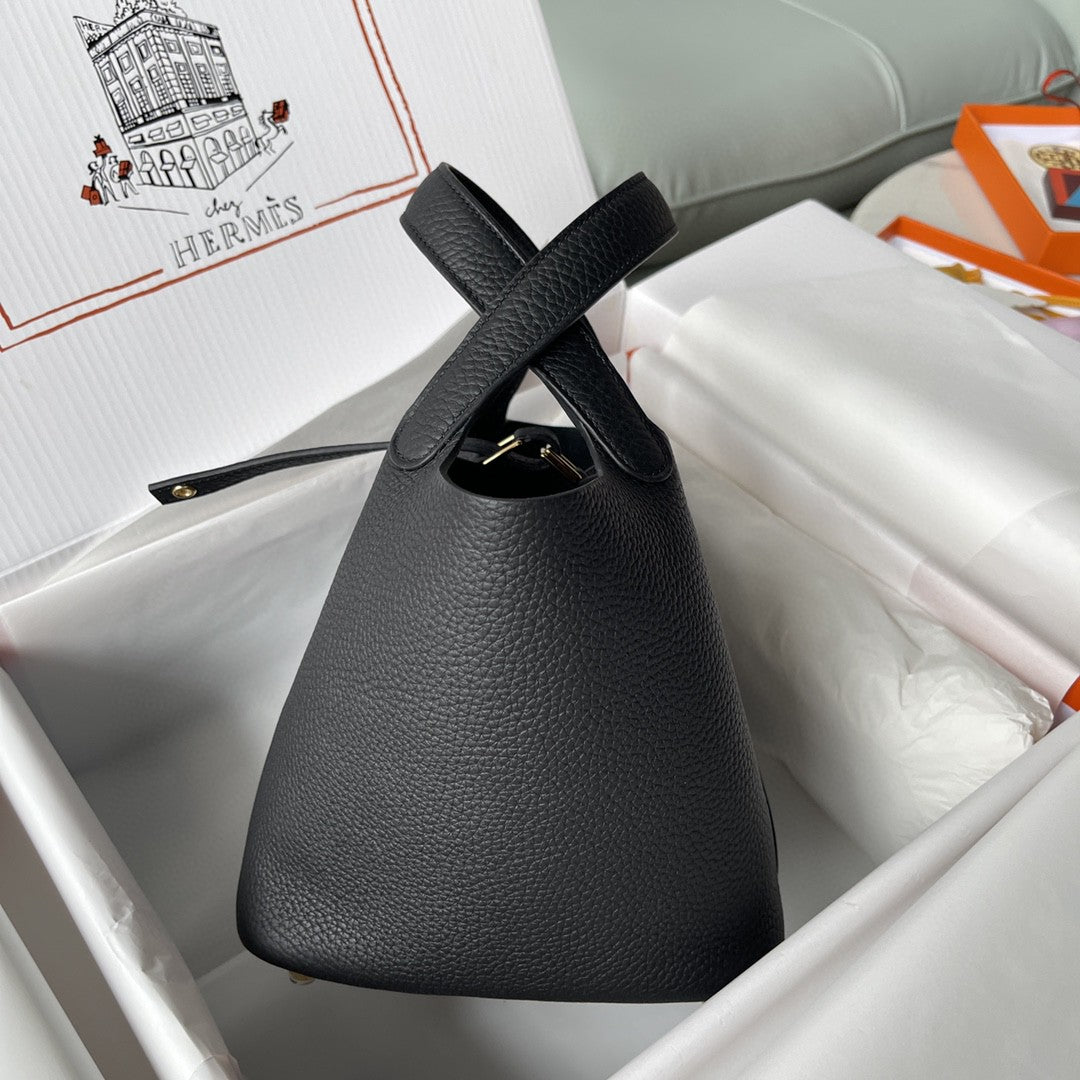 Hermes Picotin Lock 18 Bag Black