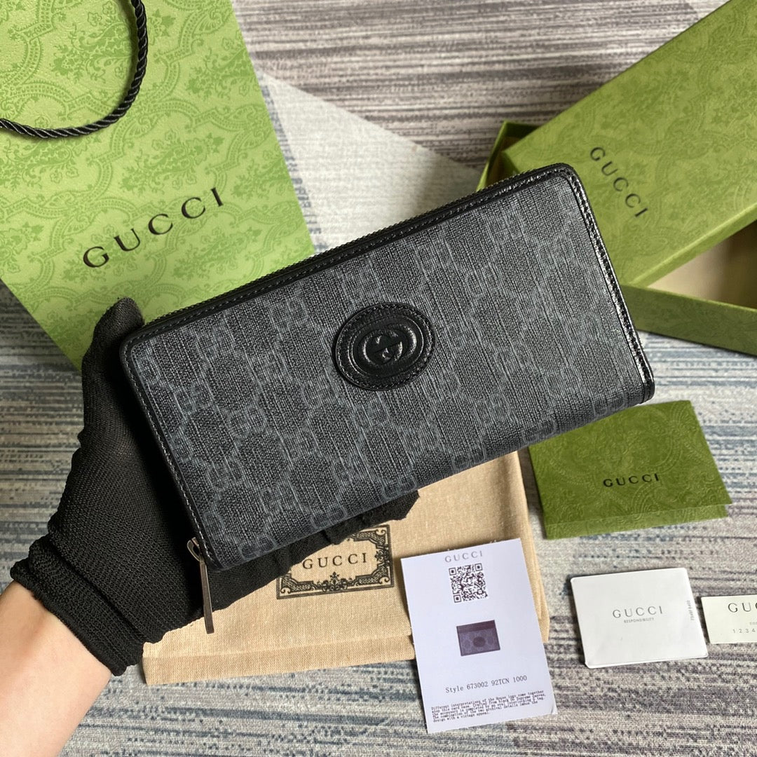 Gucci Ophidia GG Zip Around Wallet 19cm