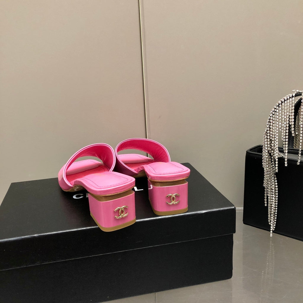 Chanel Mules Pink