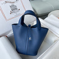 Hermes Picotin Lock 18 Bag Dark Blue