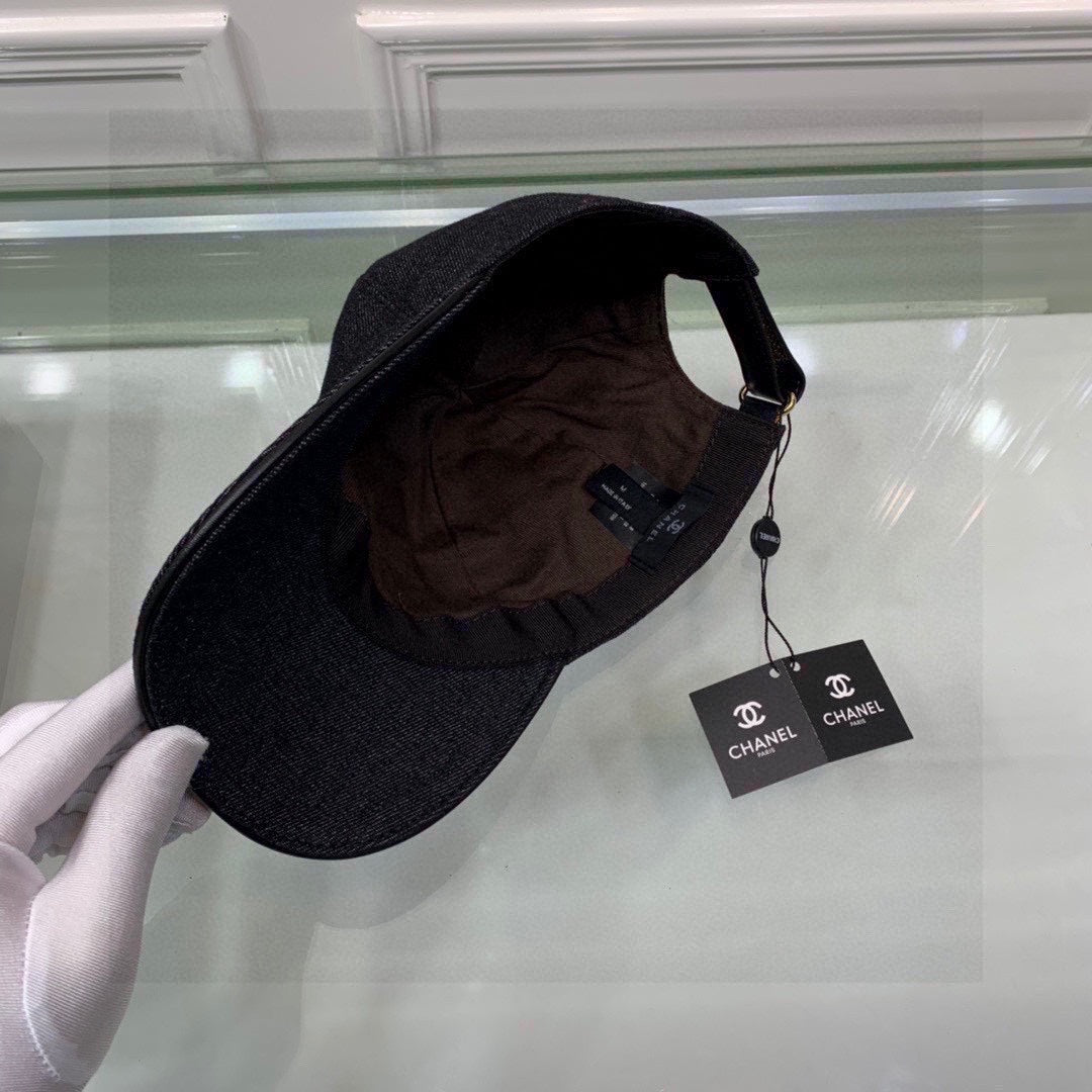 Chanel Black Cap