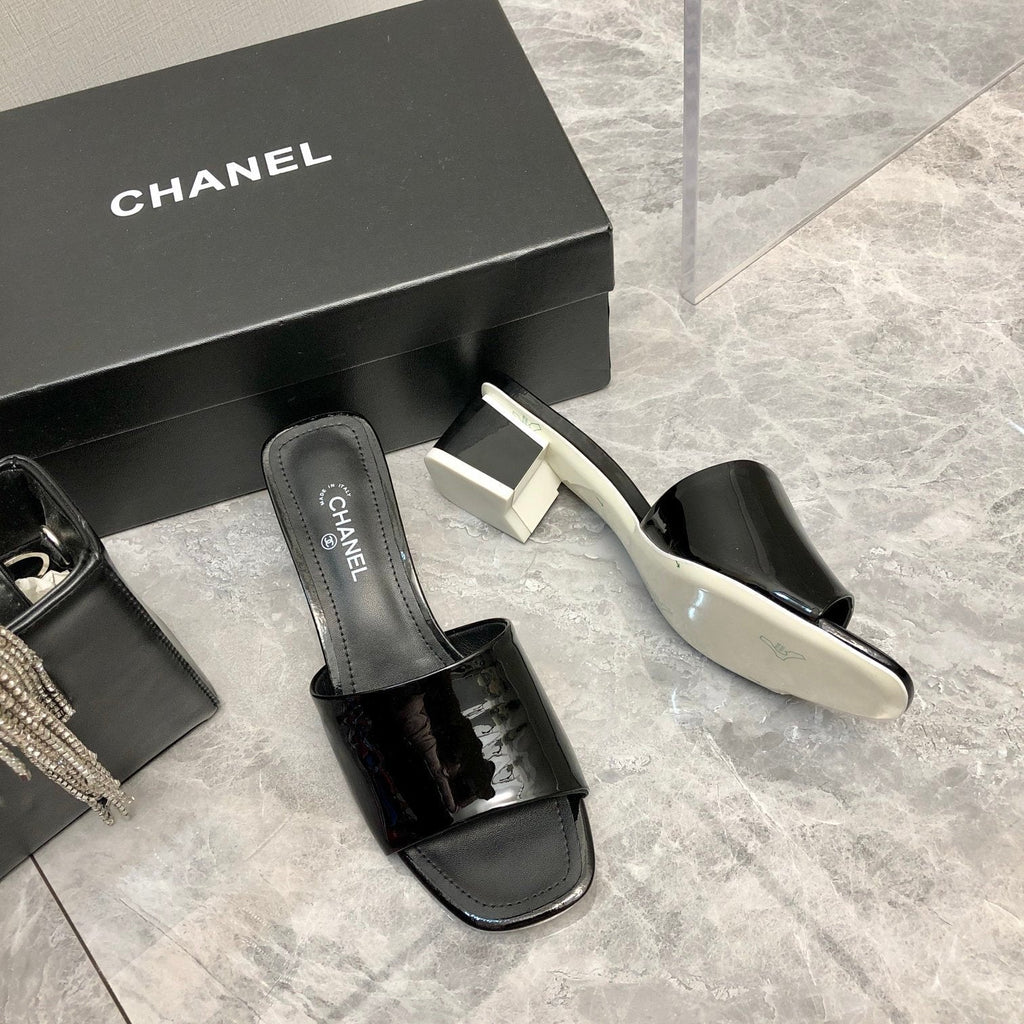 Chanel Mules Black