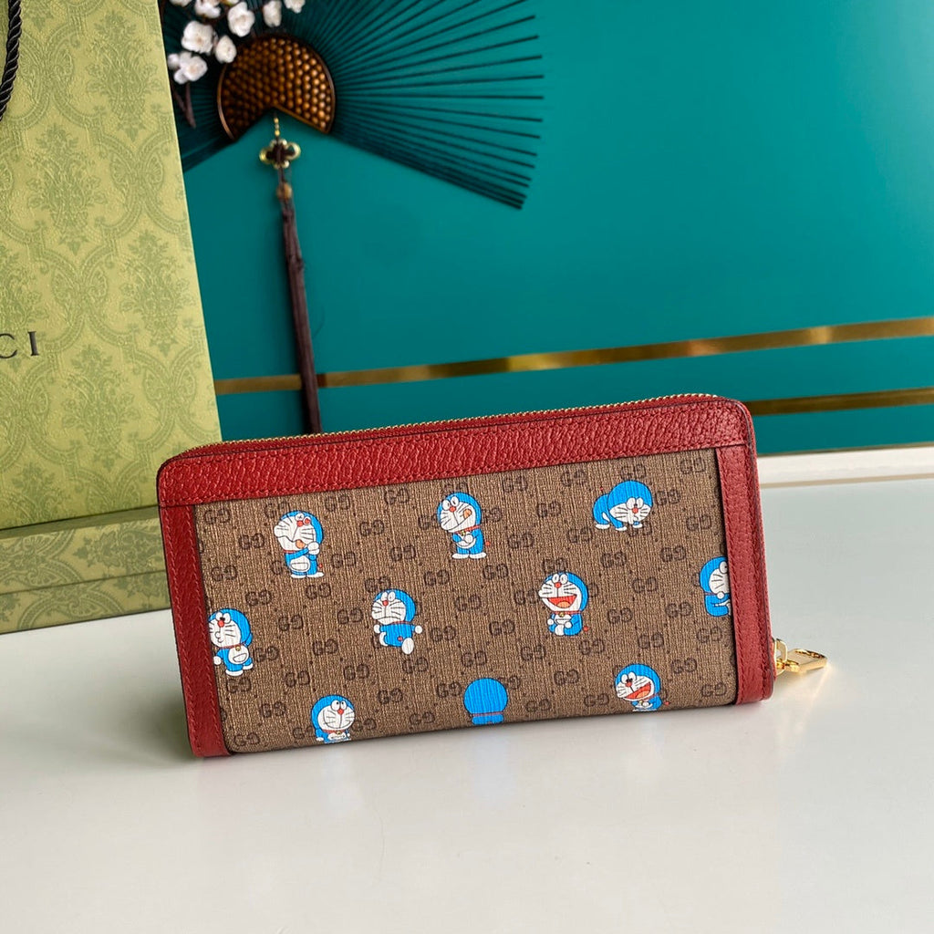 Doraemon x Gucci Zip Around Wallet 19cm