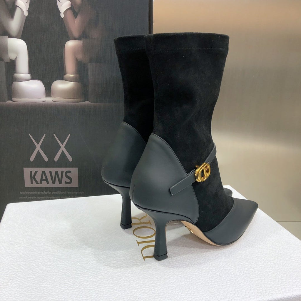 Dior Attract Heeled Ankle Boot Black