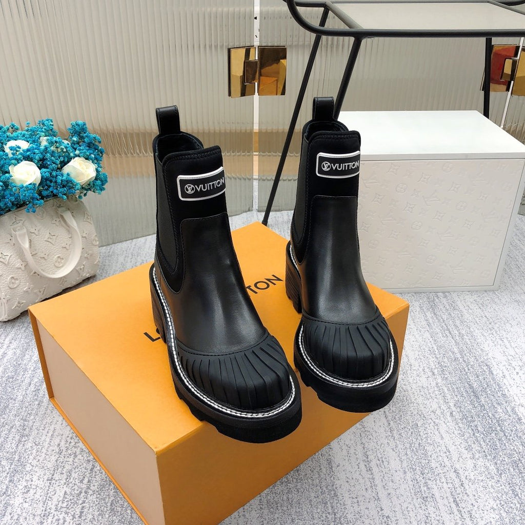 Louis Vuitton Beaubourg Ankle Boot Black