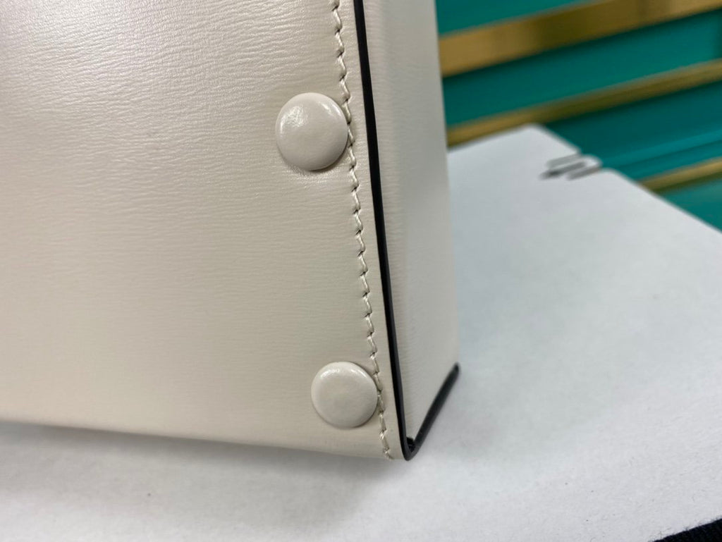 Gucci Horsebit 1955 Mini White Bag 17cm