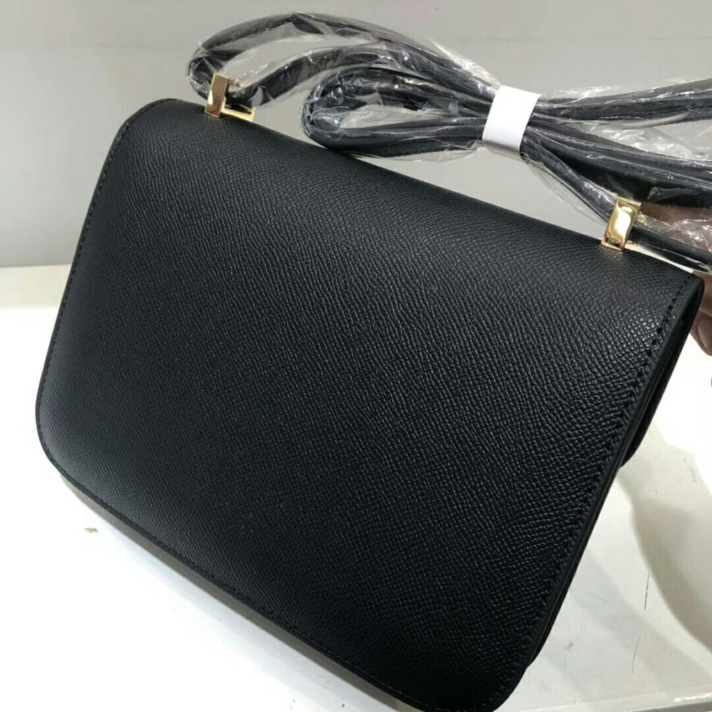 Hermes Constance Shoulder Bag 23cm Black