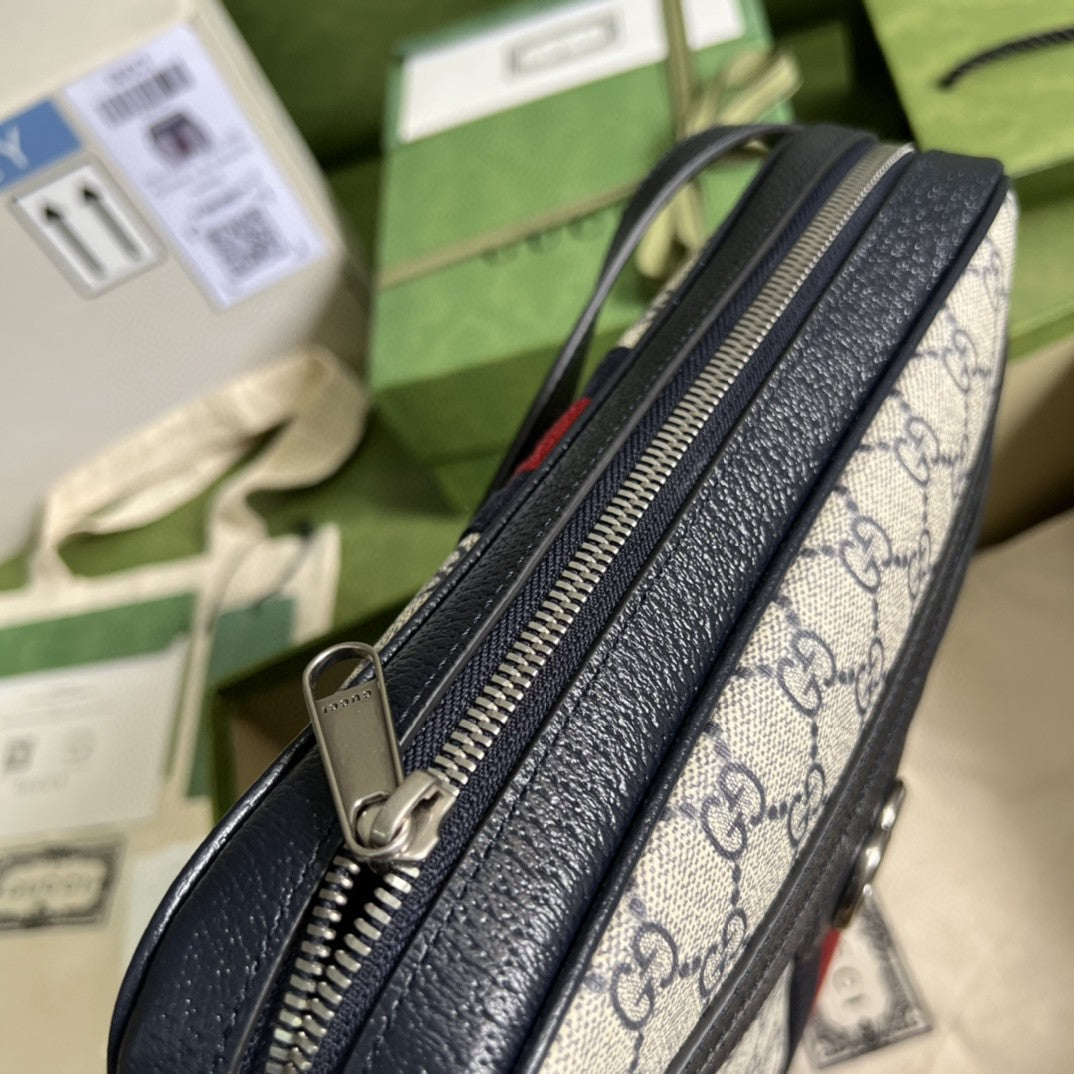 Gucci Ophidia GG Medium Messenger Bag 28cm Beige