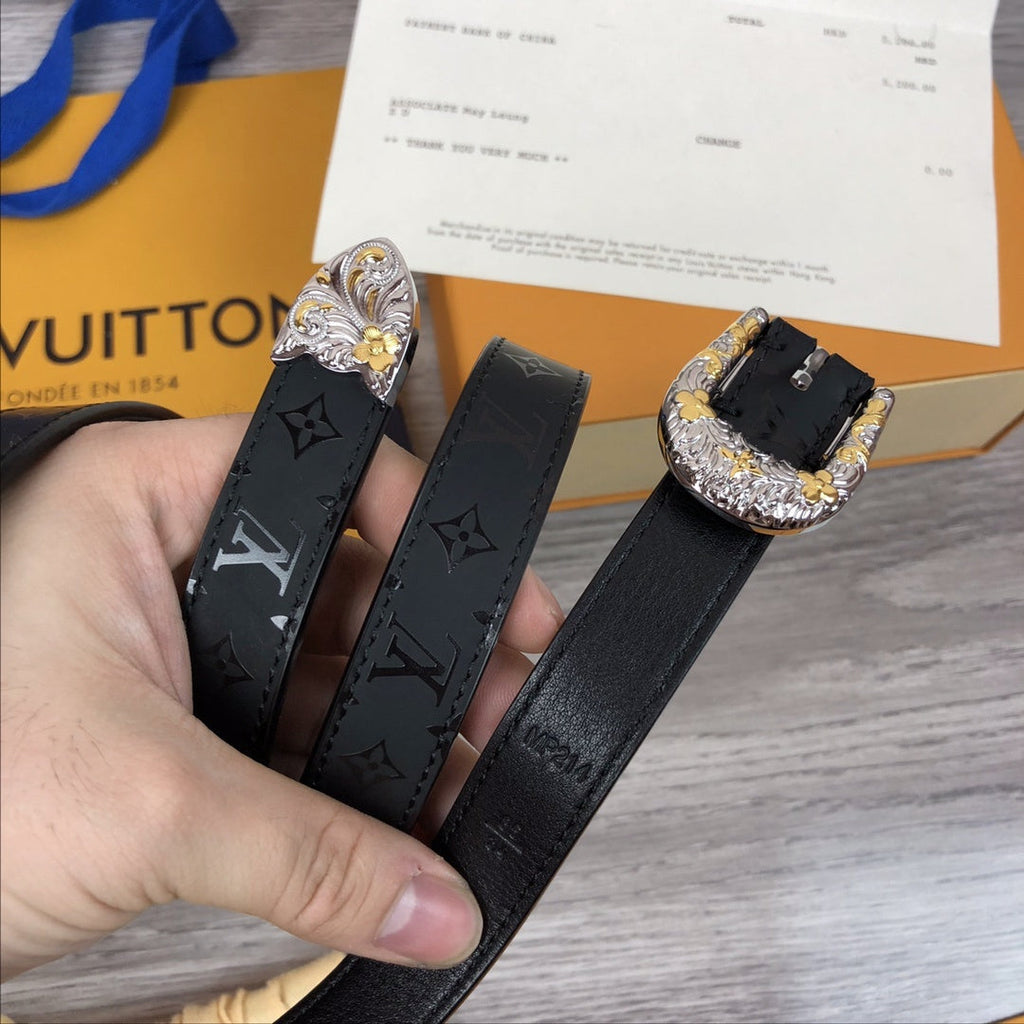 Louis Vuitton Iconic Belt Black