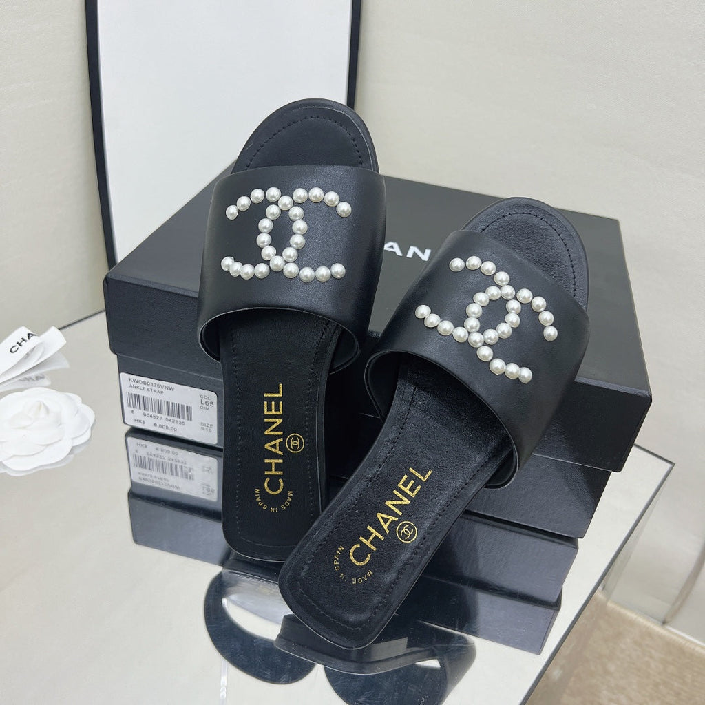 Chanel Sandals Black
